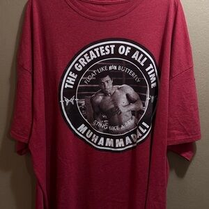 Muhammad Ali Graphic T-Shirt - Red